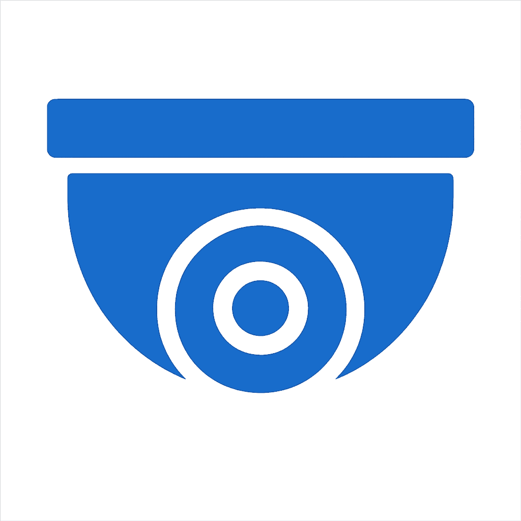 Icon camera an ninh ứng dụng AI trong giám sát
