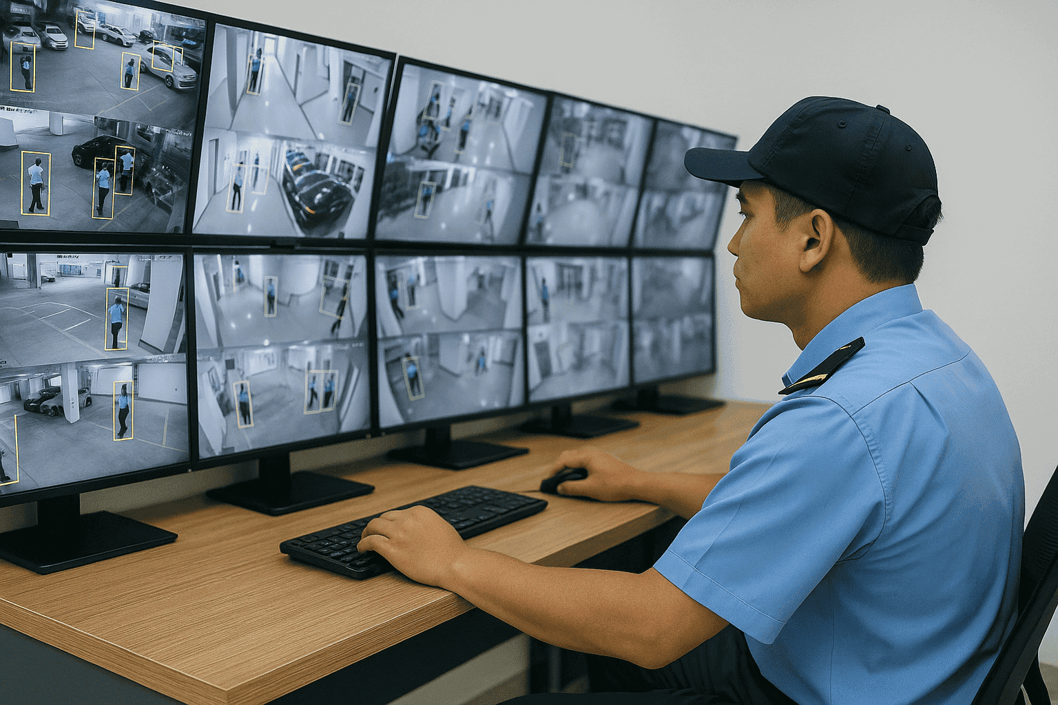 Công ty bảo vệ ứng dụng công nghệ giám sát hiện đại