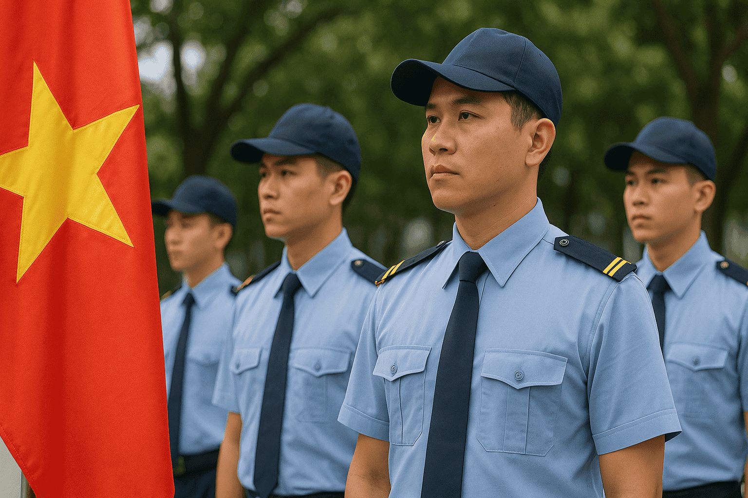 Công ty bảo vệ thể hiện sứ mệnh và giá trị qua đội ngũ kỷ luật