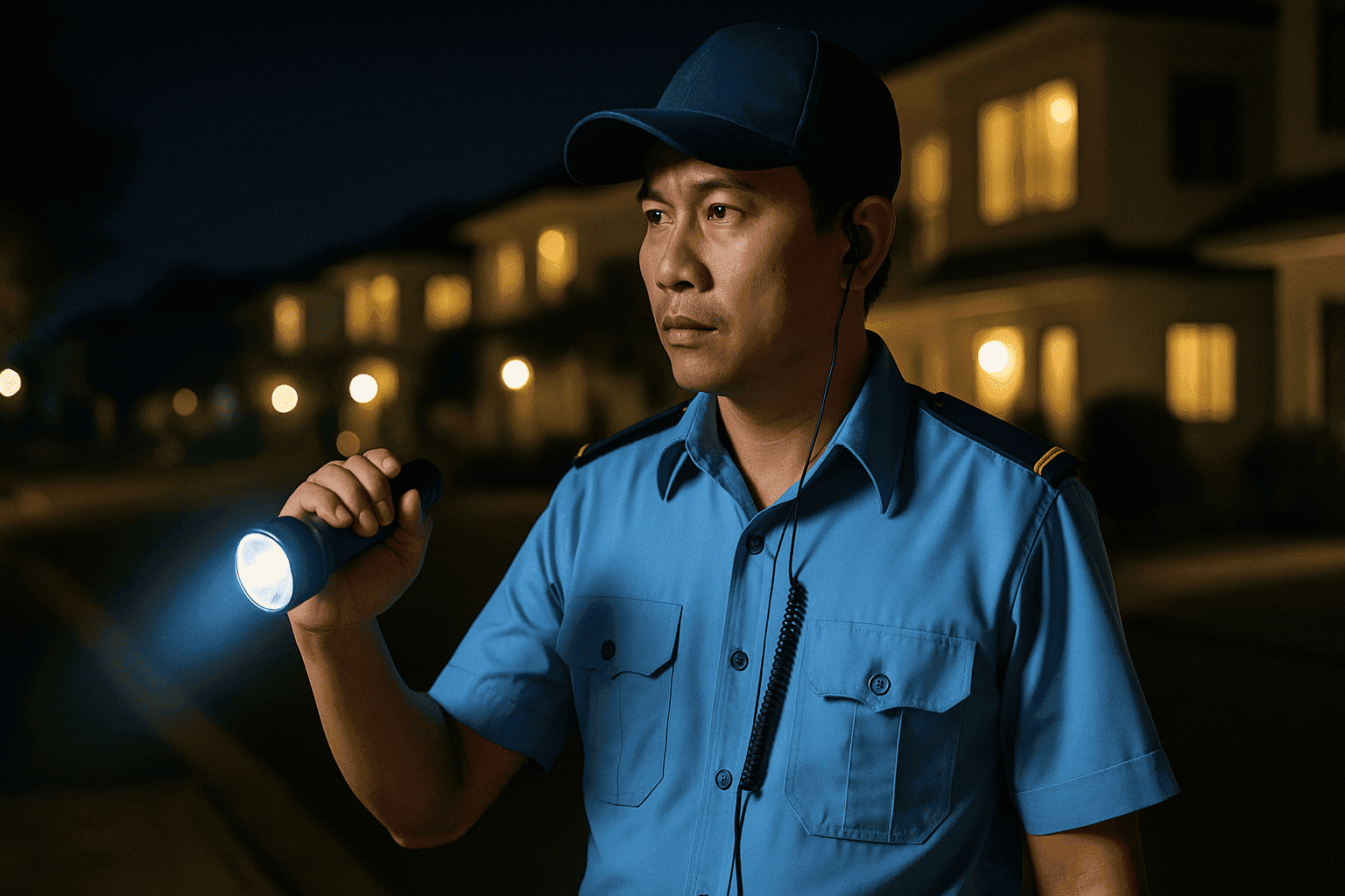 Dịch vụ bảo vệ Tây Ninh tuần tra ban đêm đảm bảo an toàn khu dân cư