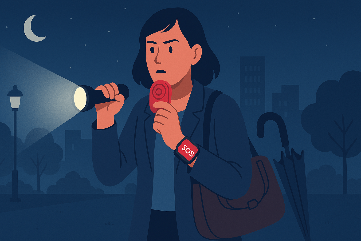 Cách tự bảo vệ bản thân hiệu quả - Luôn mang theo đèn pin