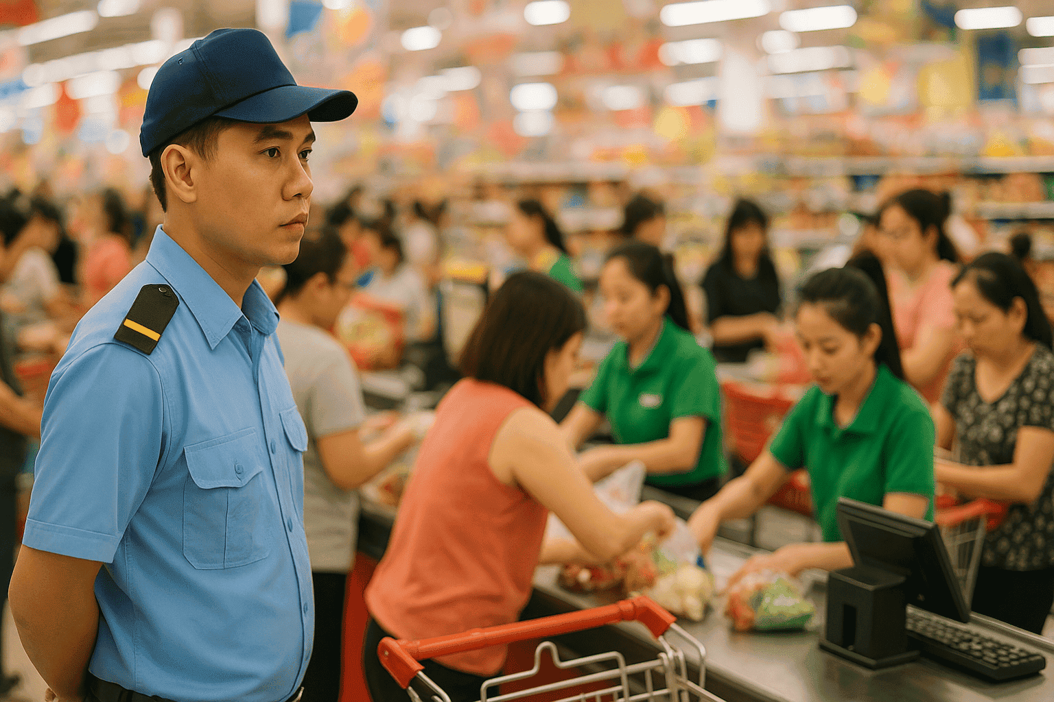 Việc làm bảo vệ Phú Nhuận tại siêu thị, giám sát an ninh khu mua sắm