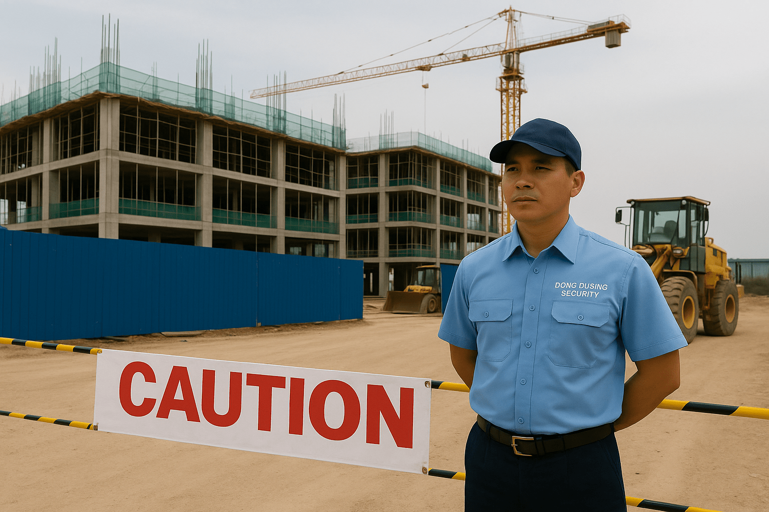 Dịch vụ bảo vệ công trường