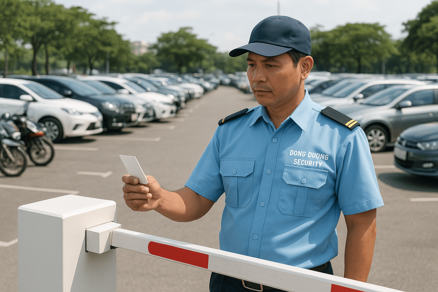 Dịch vụ bảo vệ giữ xe Đông Dương