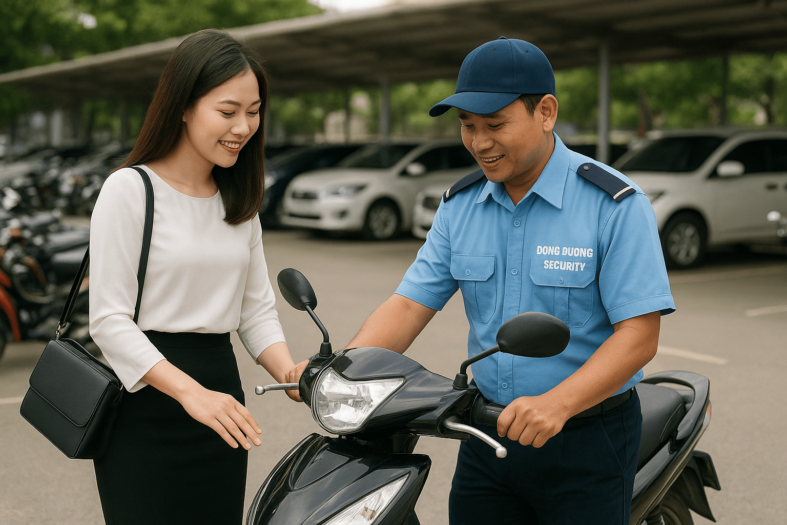 Dịch vụ bảo vệ giữ xe chuyên nghiệp
