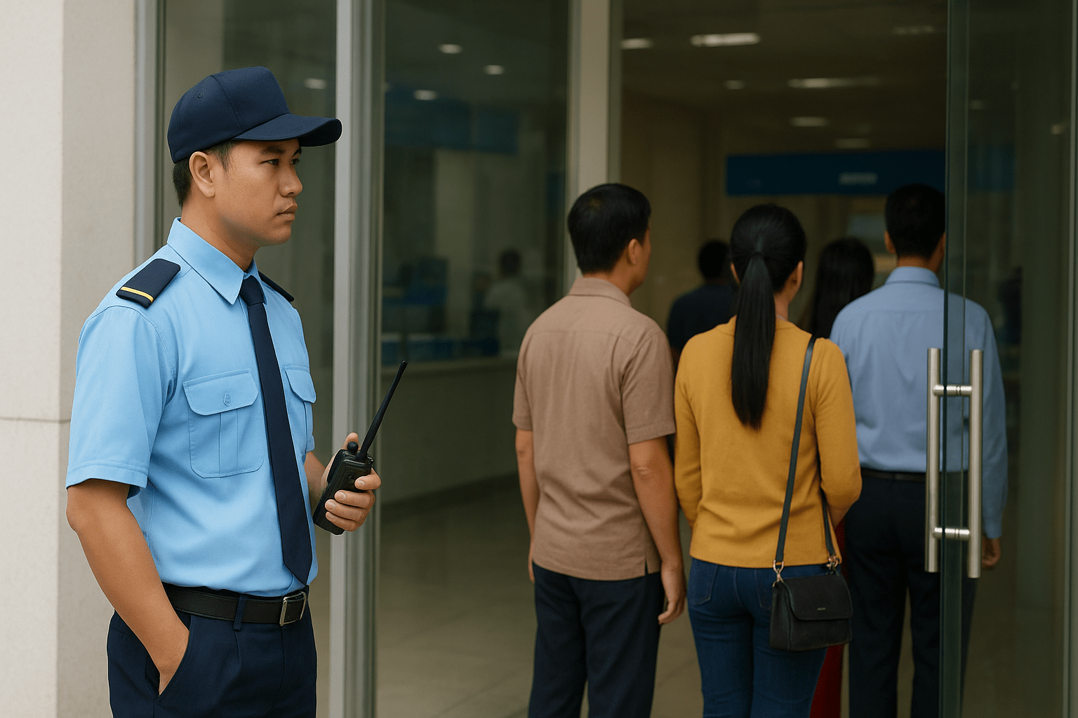 Dịch vụ bảo vệ ngân hàng Đông Dương