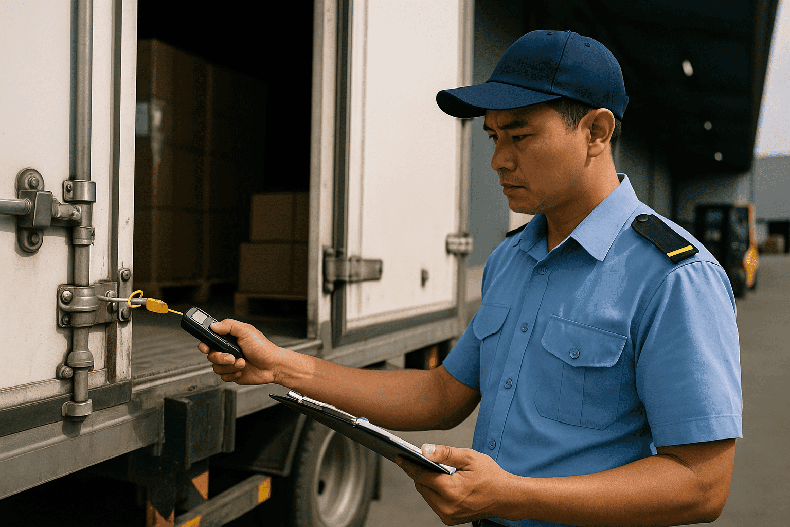 Kiểm tra bốc dỡ hàng dịch vụ bảo vệ nhà máy