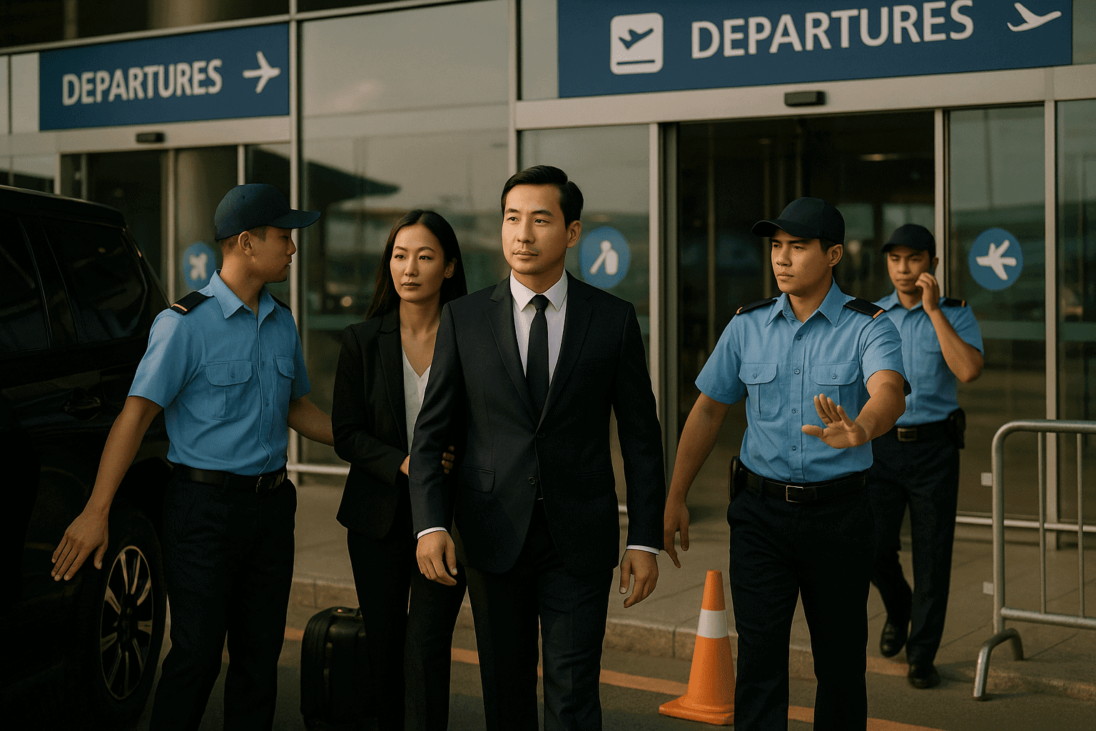 Hộ tống tại sân bay dịch vụ bảo vệ yếu nhân