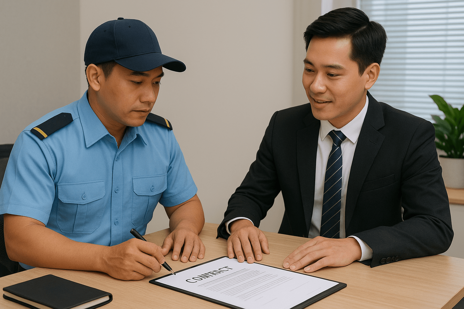 Quy trình dịch vụ bảo vệ TPHCM minh bạch