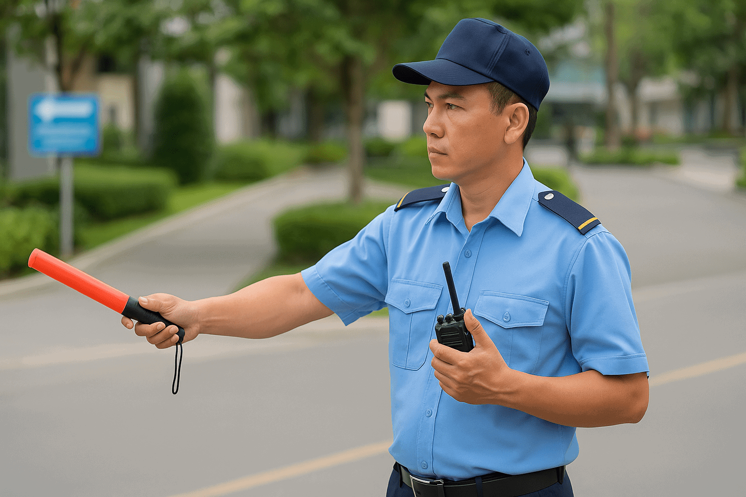 Bảo vệ trường học hỗ trợ người dân trong việc làm bảo vệ Quận 5