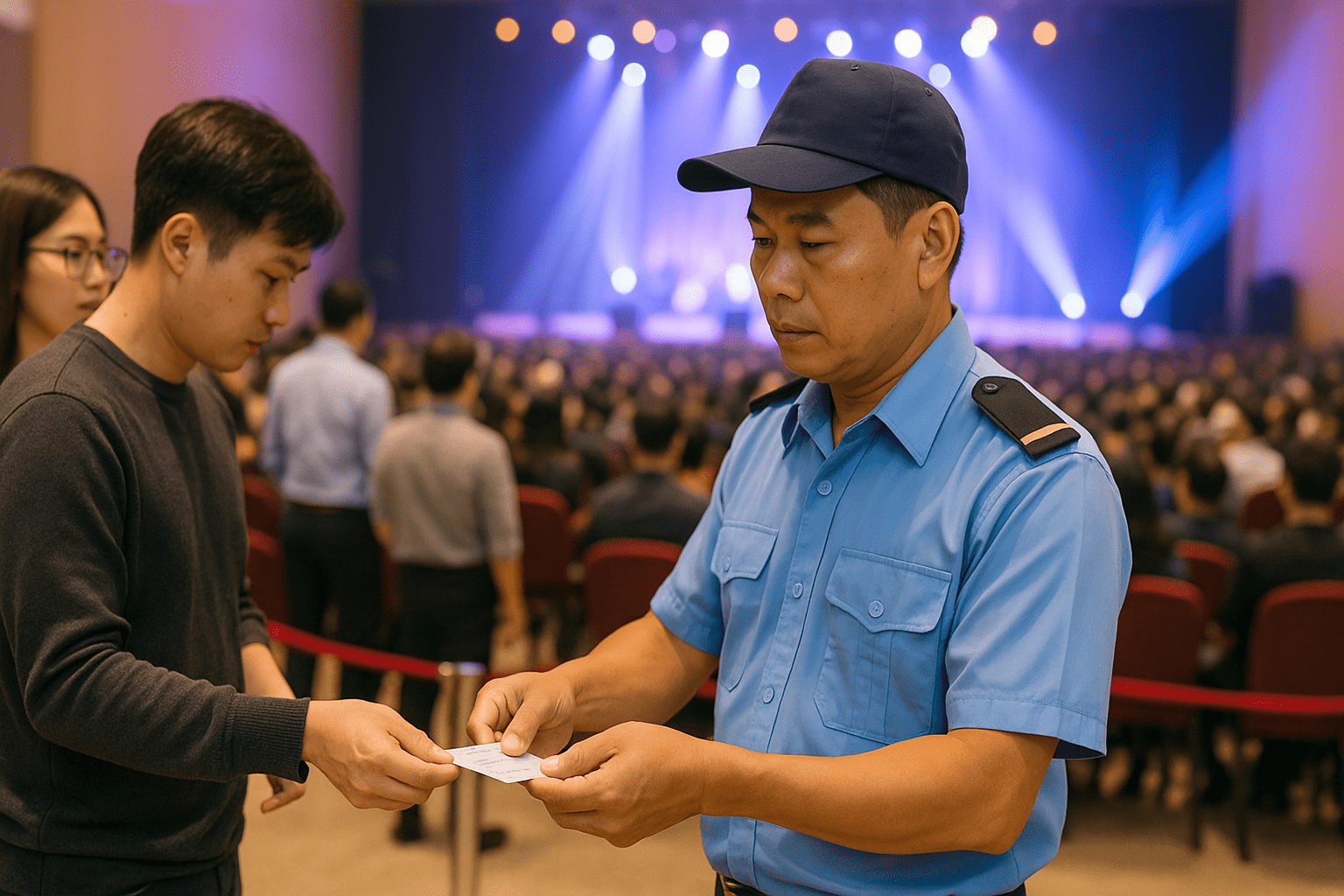 Bảo vệ sự kiện hội nghị trong việc làm bảo vệ Quận 7