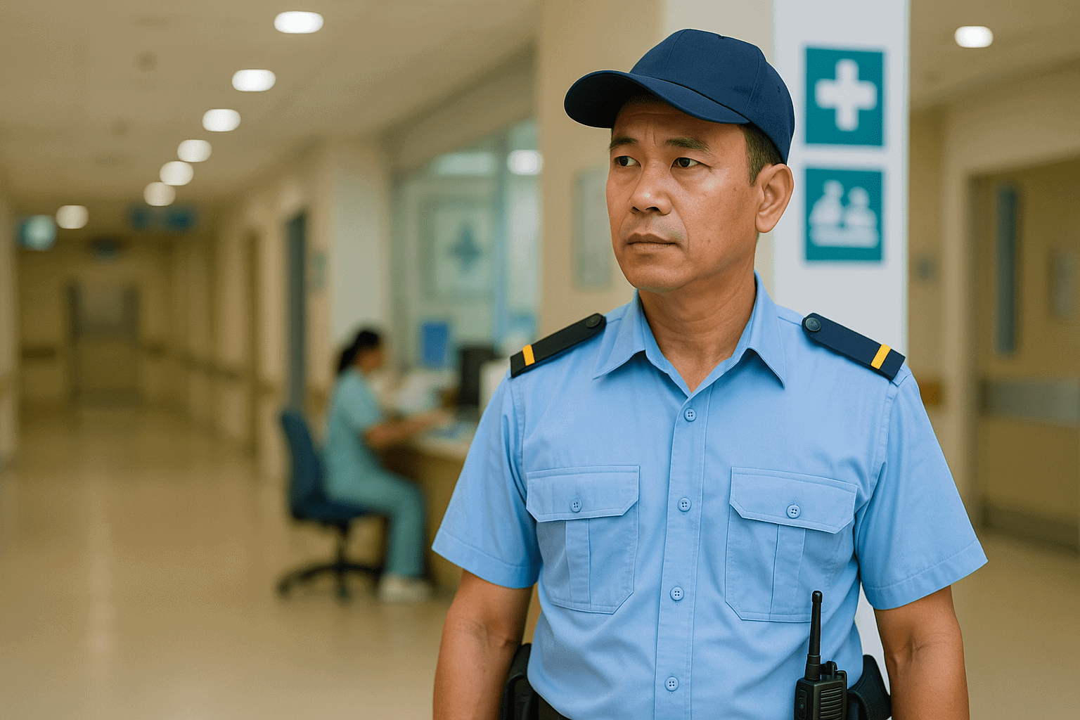 Nhân viên bảo vệ bệnh viện lương bảo vệ 12 tiếng