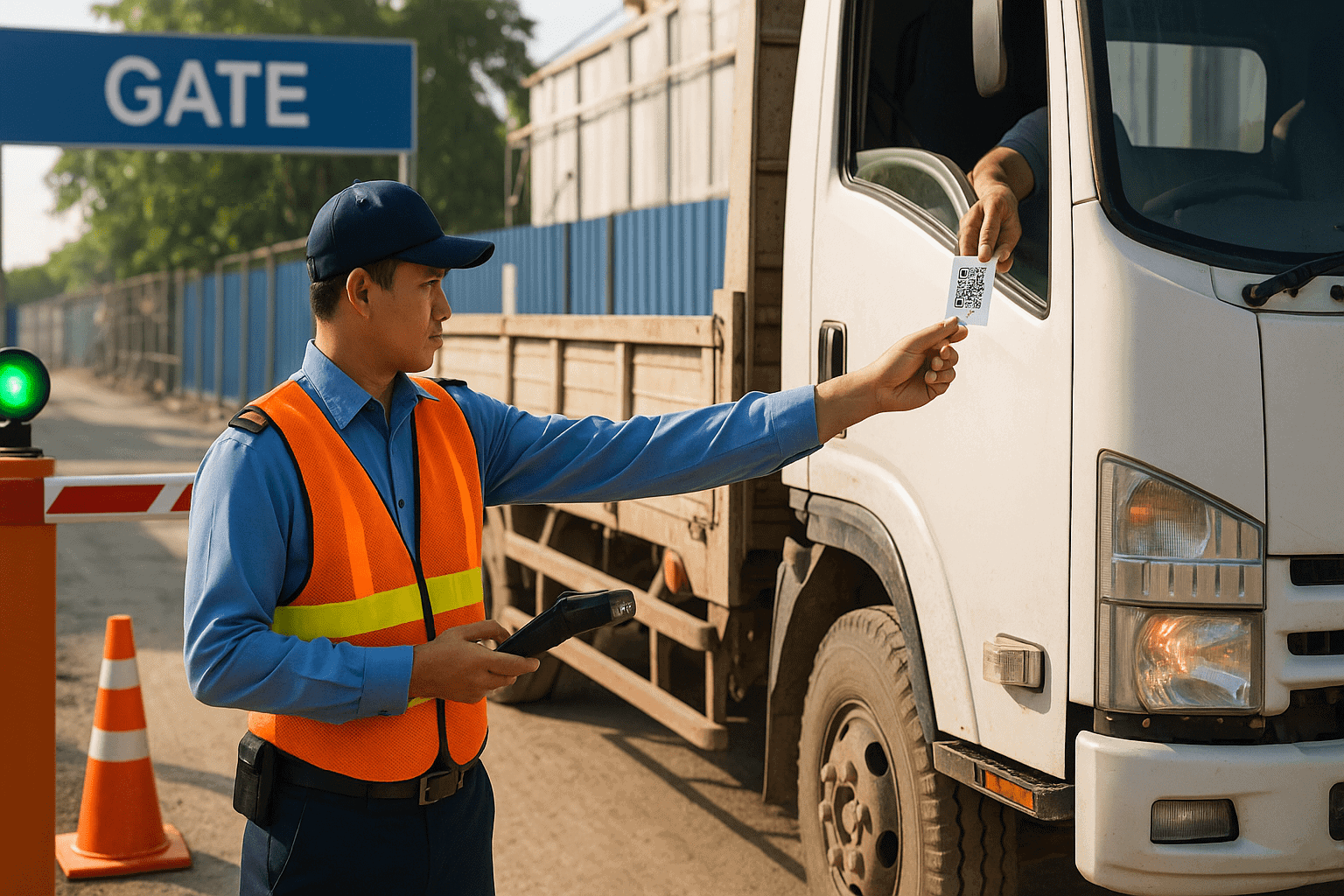 Nhiệm vụ của bảo vệ công trường tại cổng ra vào