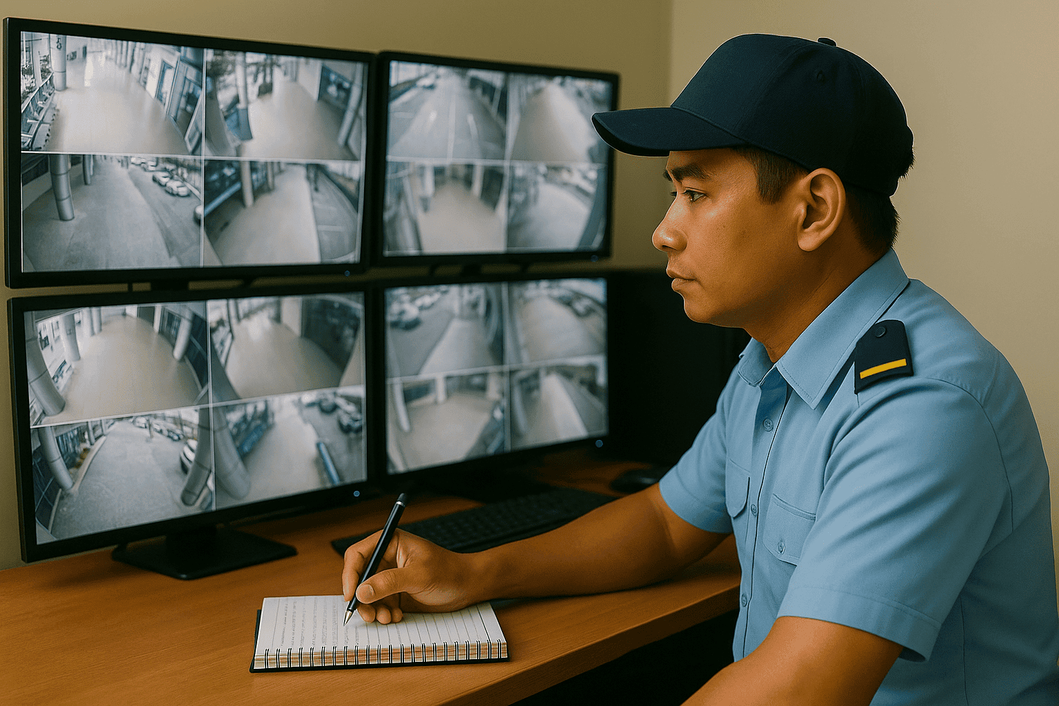 Giám sát camera trong nghiệp vụ tuần tra an ninh ngân hàng