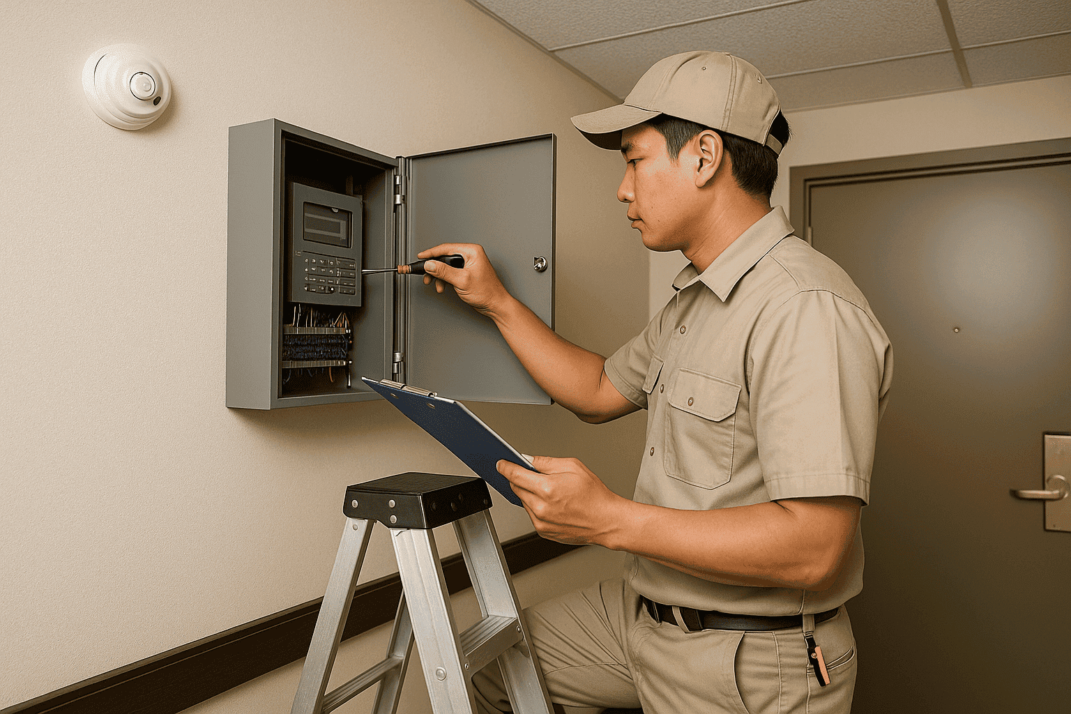 Bảo trì hệ thống báo cháy trong khách sạn
