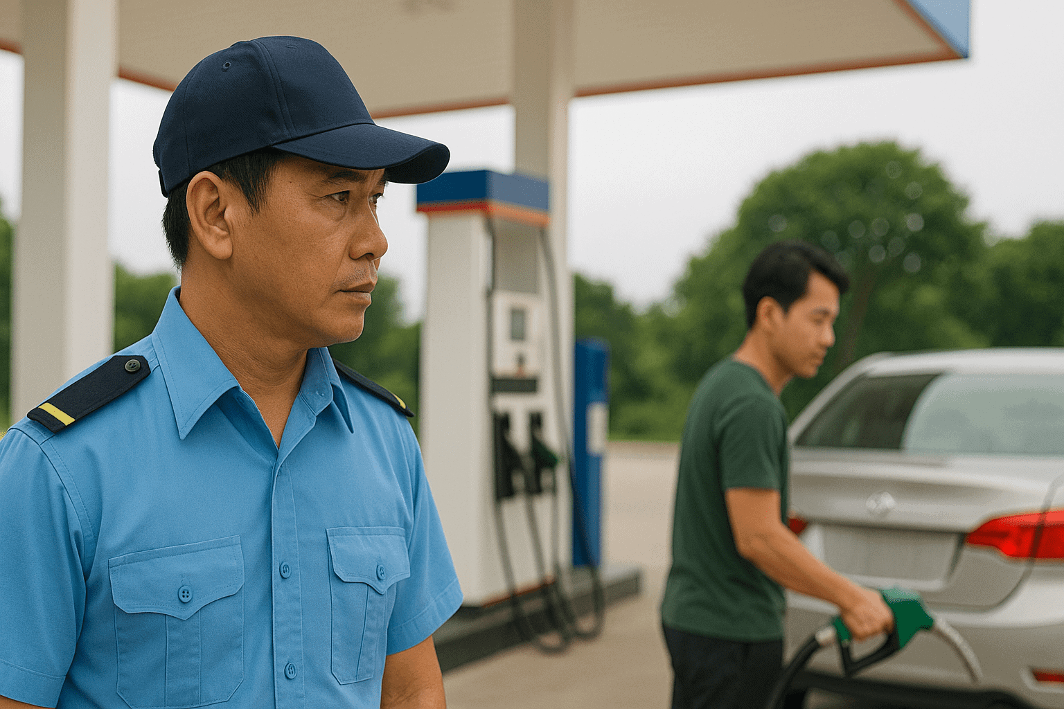 Việc làm bảo vệ Củ Chi tại trạm xăng an toàn