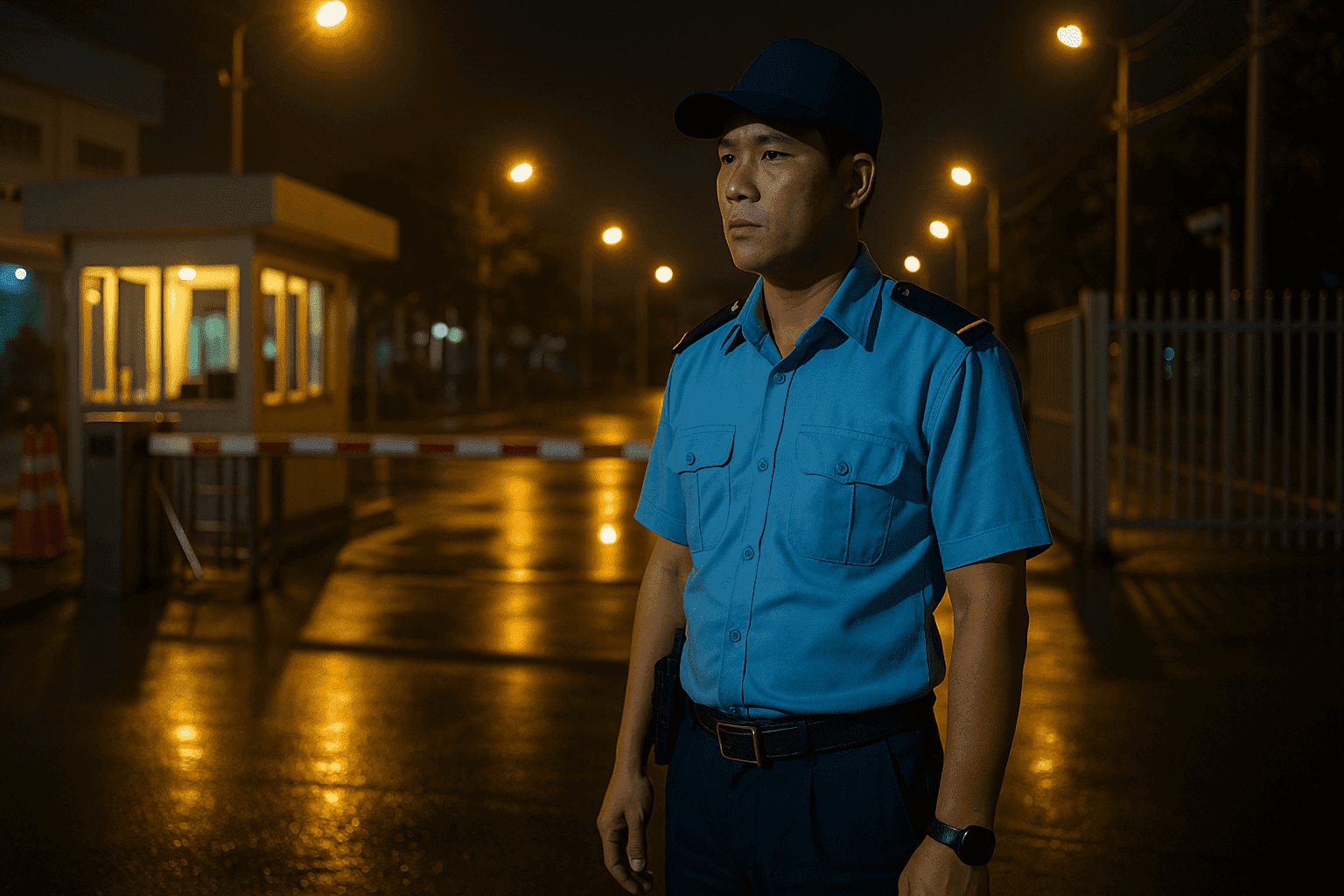 Việc làm bao ăn ở Cần Thơ bảo vệ trực cổng đêm