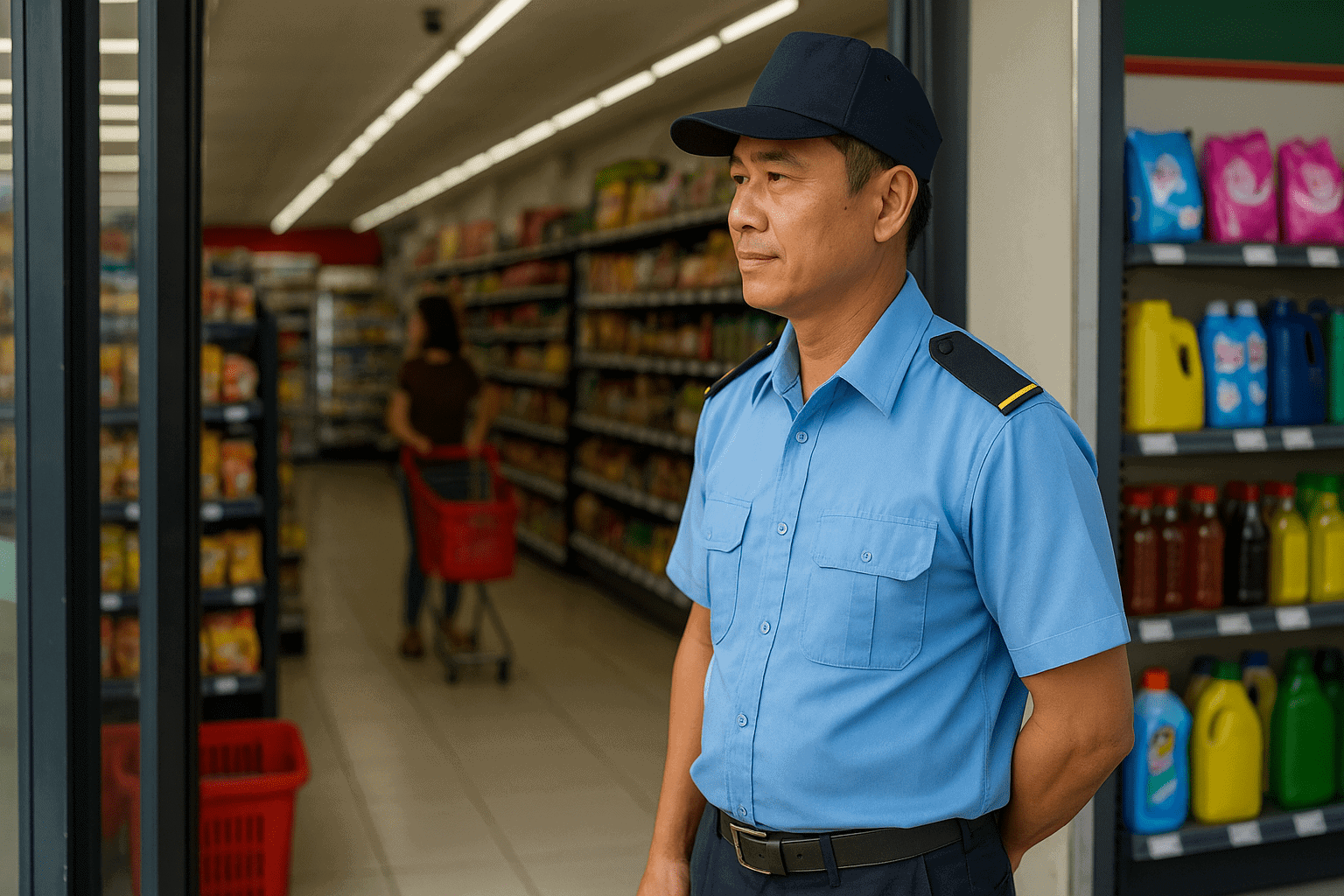 Việc làm bảo vệ Củ Chi tại siêu thị tiện lợi