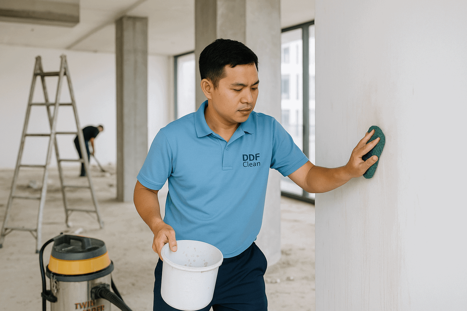 Dịch vụ vệ sinh sau xây dựng TPHCM DDF Clean